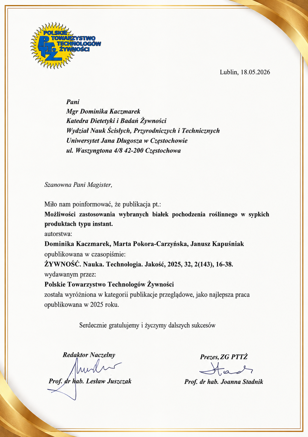 Wyróżnienie
